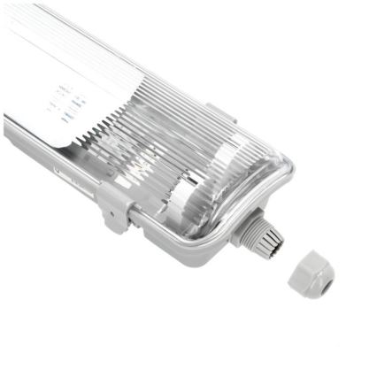 Fluorescerende arbejdslampe HERMIC T8 2xG13/18W/230V IP65