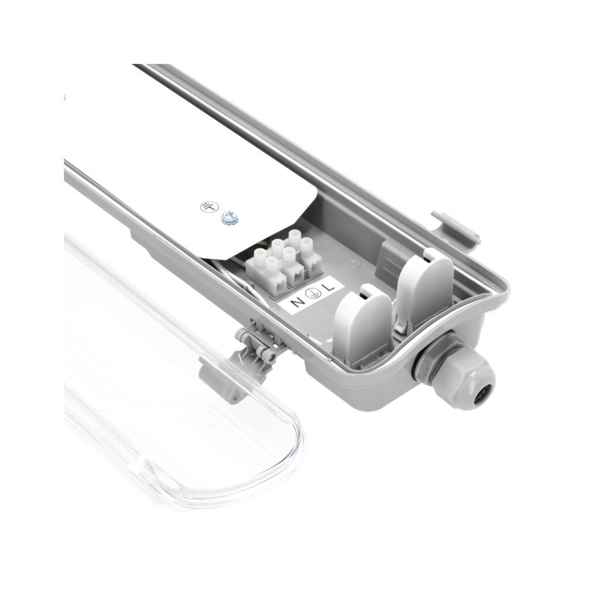 Fluorescerende arbejdslampe HERMIC T8 2xG13/18W/230V IP65