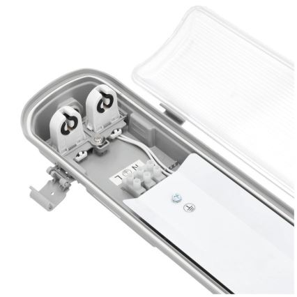 Fluorescerende arbejdslampe HERMIC T8 2xG13/18W/230V IP65