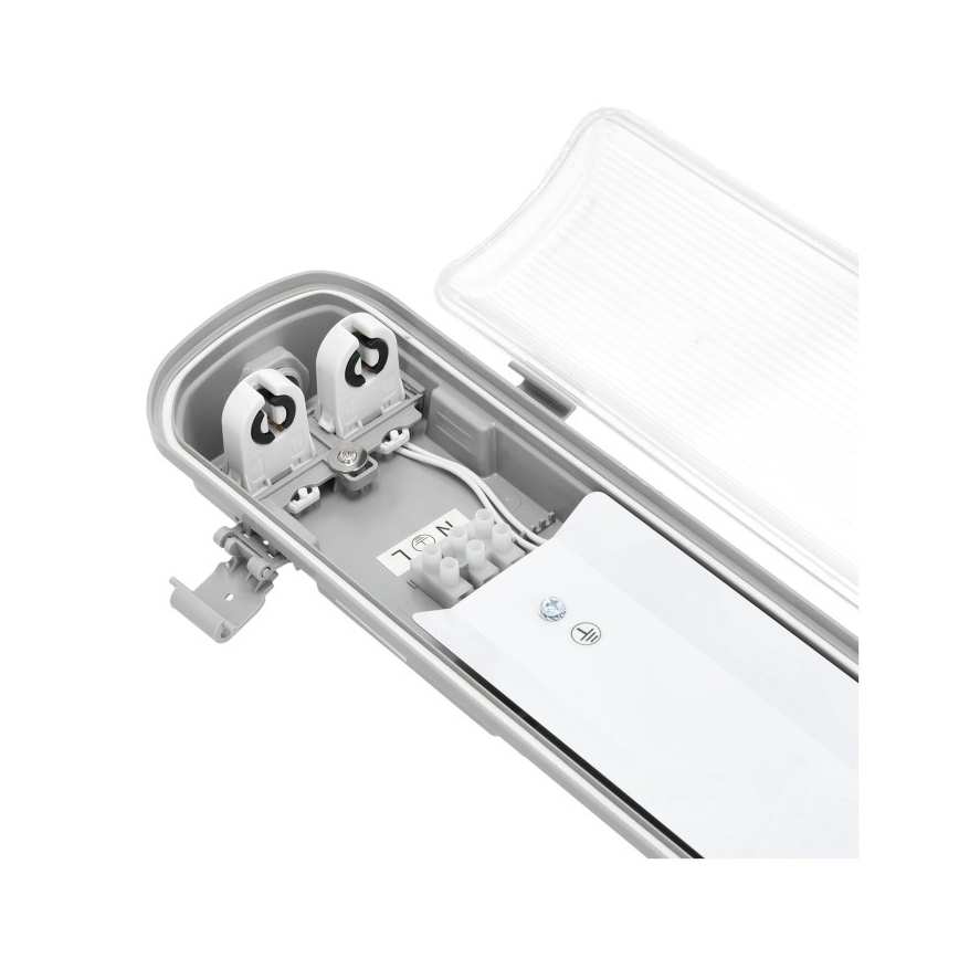Fluorescerende arbejdslampe HERMIC T8 2xG13/18W/230V IP65