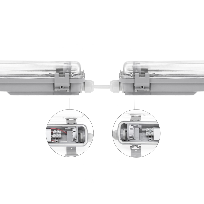 Fluorescerende arbejdslampe LIMEA T8 1xG13/20W/230V IP65 120cm