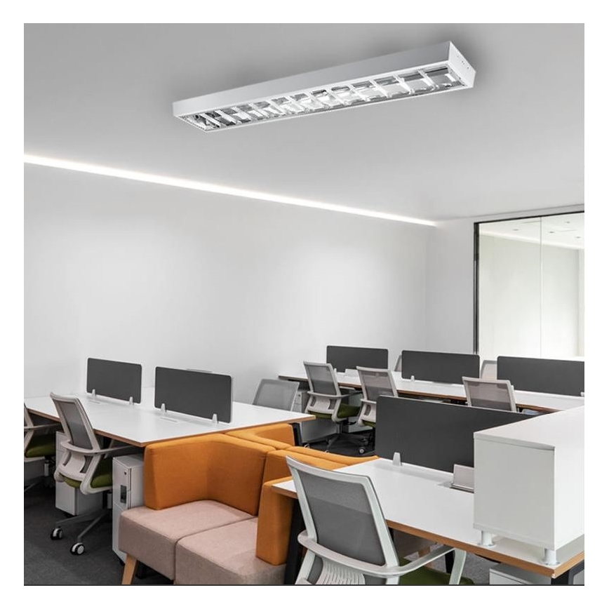 Fluorescerende lampe T8 2xG13/18W/230V 120 cm hvid