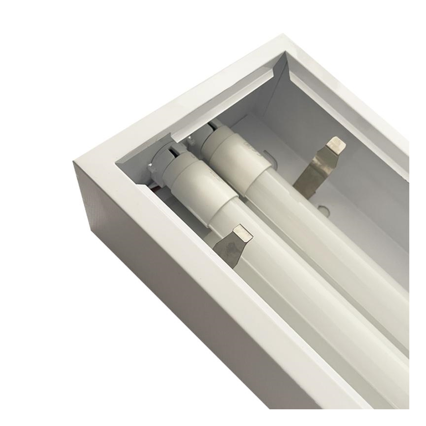 Fluorescerende lampe T8 2xG13/18W/230V 120 cm hvid