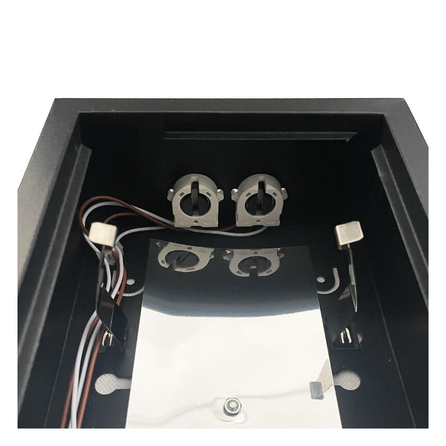 Fluorescerende lampe T8 2xG13/18W/230V 120 cm sort