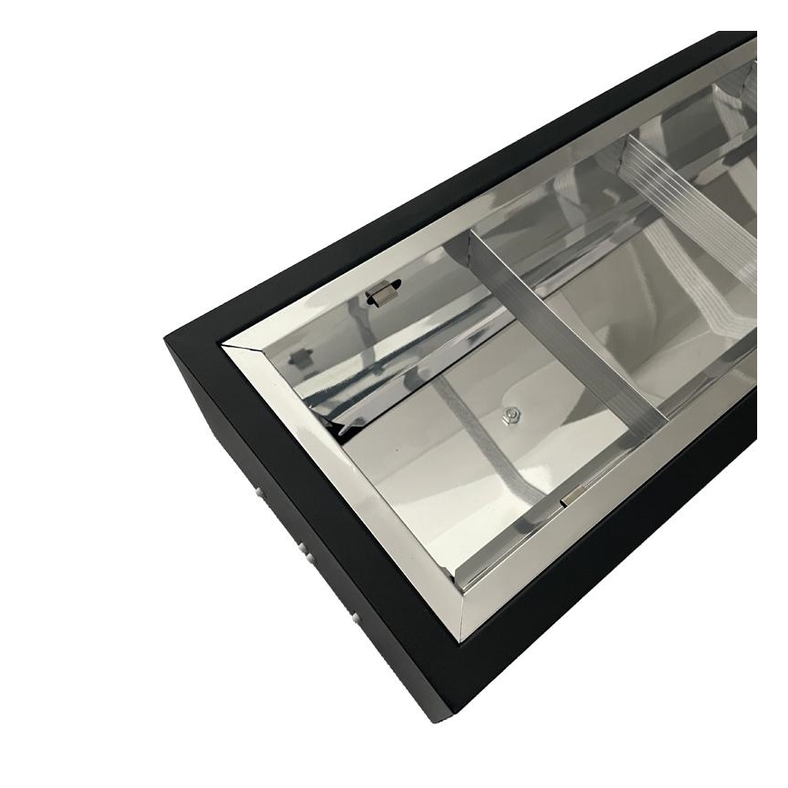 Fluorescerende lampe T8 2xG13/18W/230V 120 cm sort
