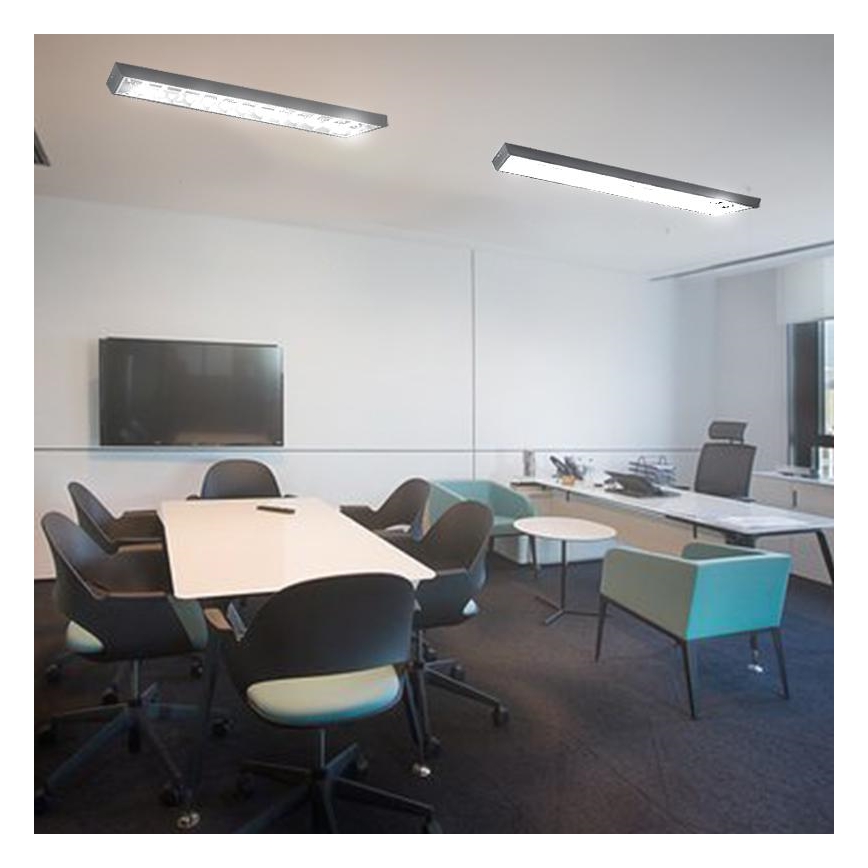 Fluorescerende lampe T8 2xG13/18W/230V 120 cm sort