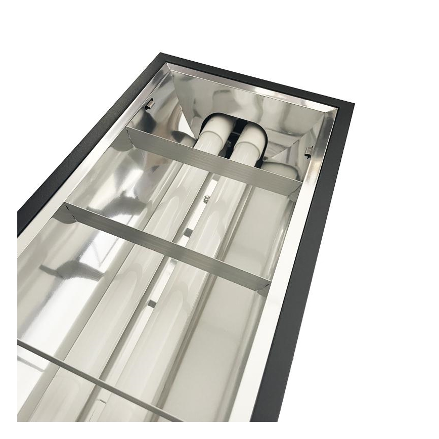 Fluorescerende lampe T8 2xG13/18W/230V 120 cm sort