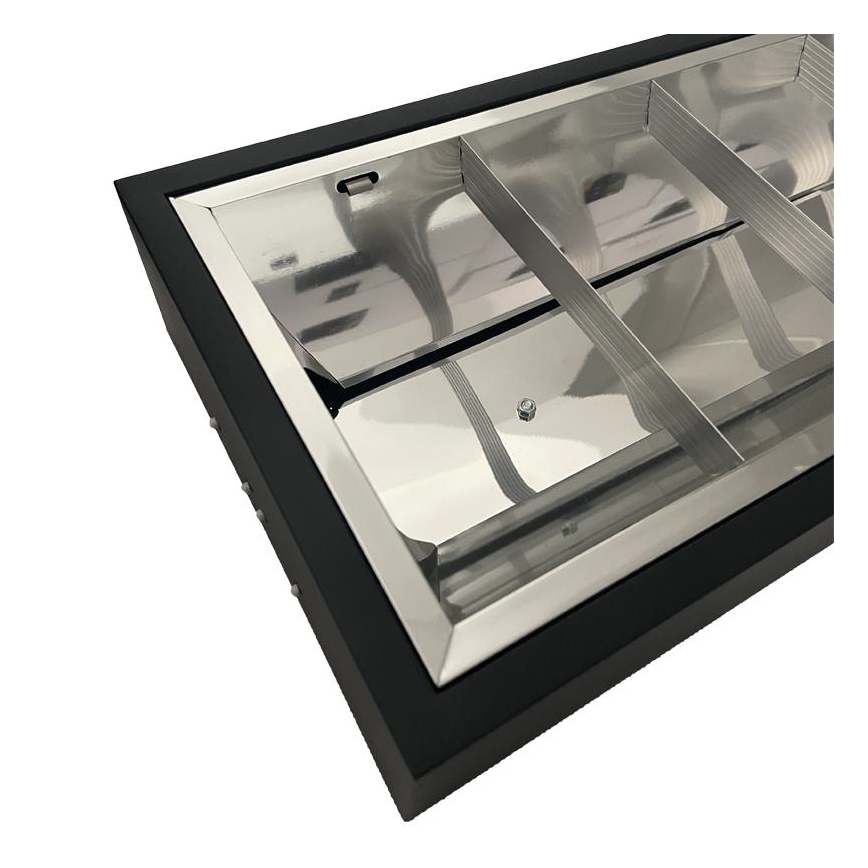Fluorescerende lampe T8 2xG13/18W/230V 120 cm sort