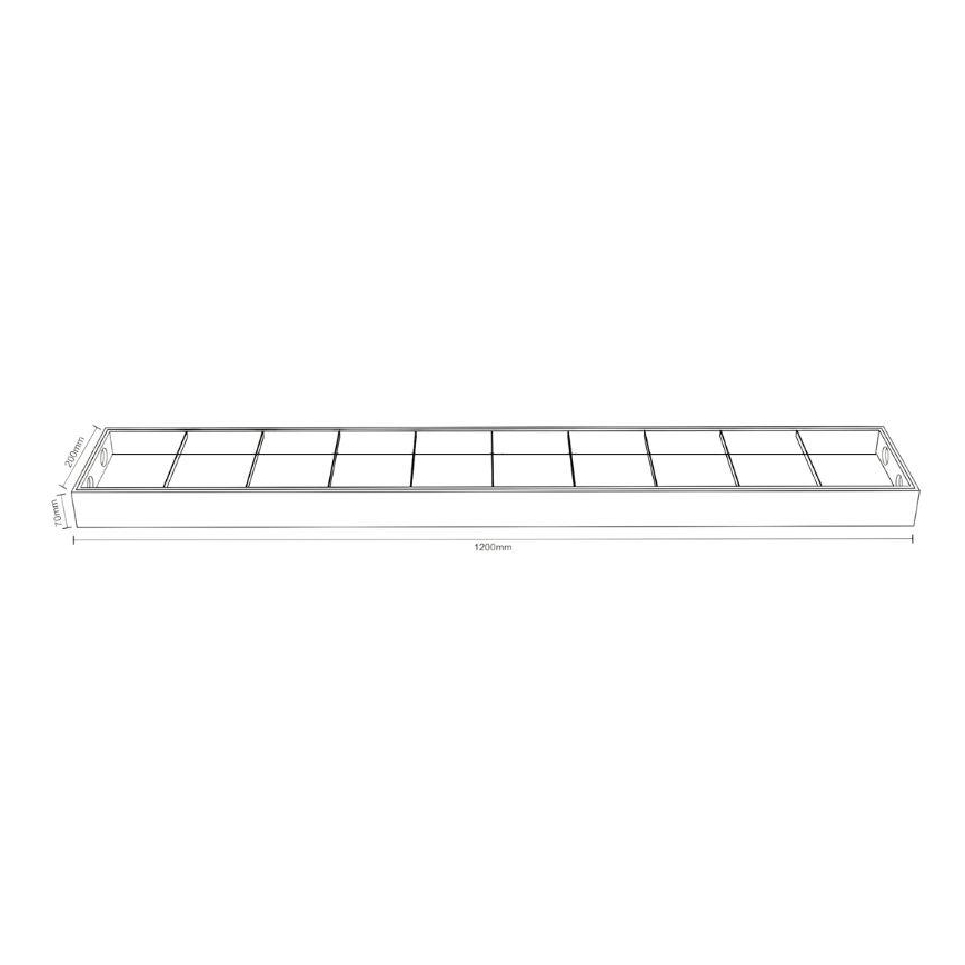 Fluorescerende lampe T8 2xG13/18W/230V 120 cm sort