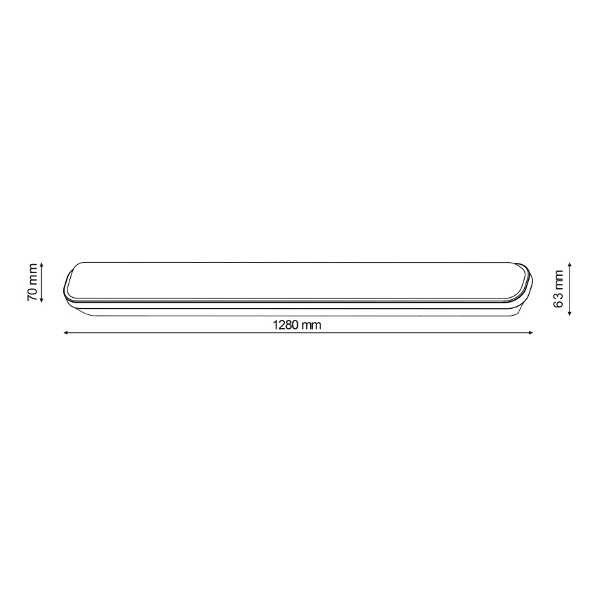 Fluorescerende LED arbejdslampe 1xG13/18W/230V IP65