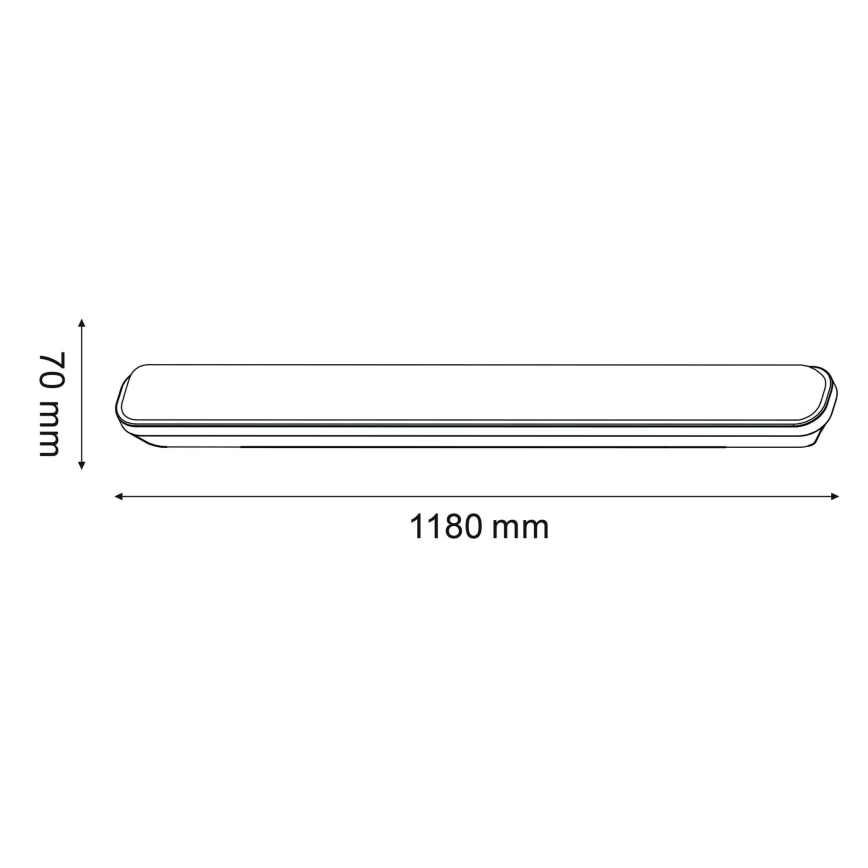 Fluorescerende LED industrilampe LED/30W/230V IP65