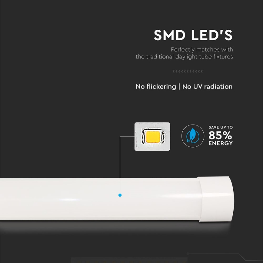 Fluorescerende LED lampe LED/10W/230V 3000K 30 cm hvid