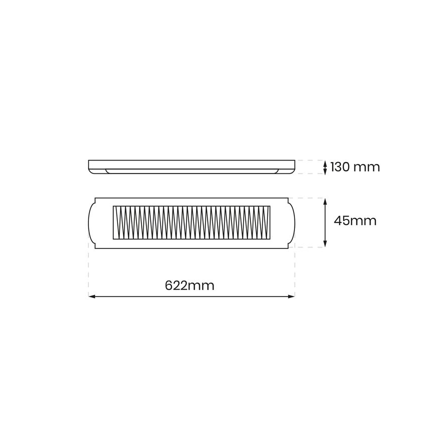 Fluorescerende lys 1xG13/18W/230V