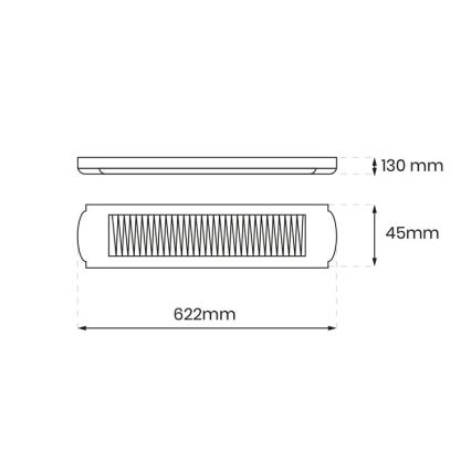 Fluorescerende lys 2xG13/18W/230V
