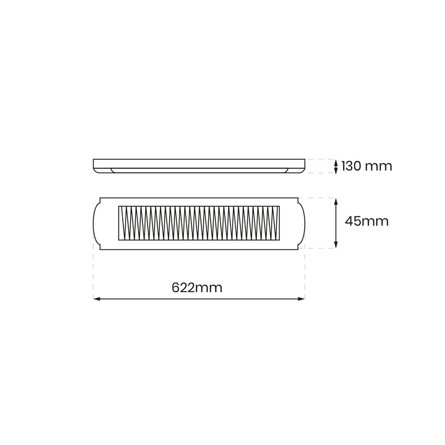 Fluorescerende lys 2xG13/18W/230V