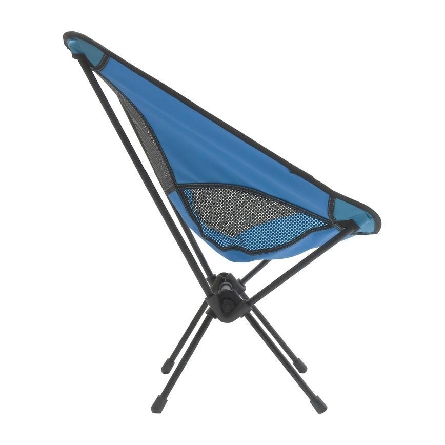 Foldbar campingstol blå 63 cm