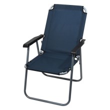 Foldbar campingstol blå