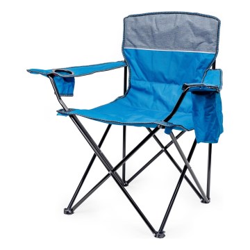 Foldbar campingstol blå