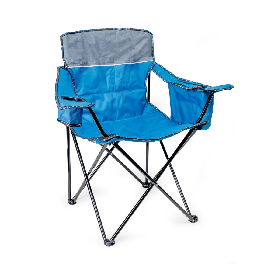 Foldbar campingstol blå