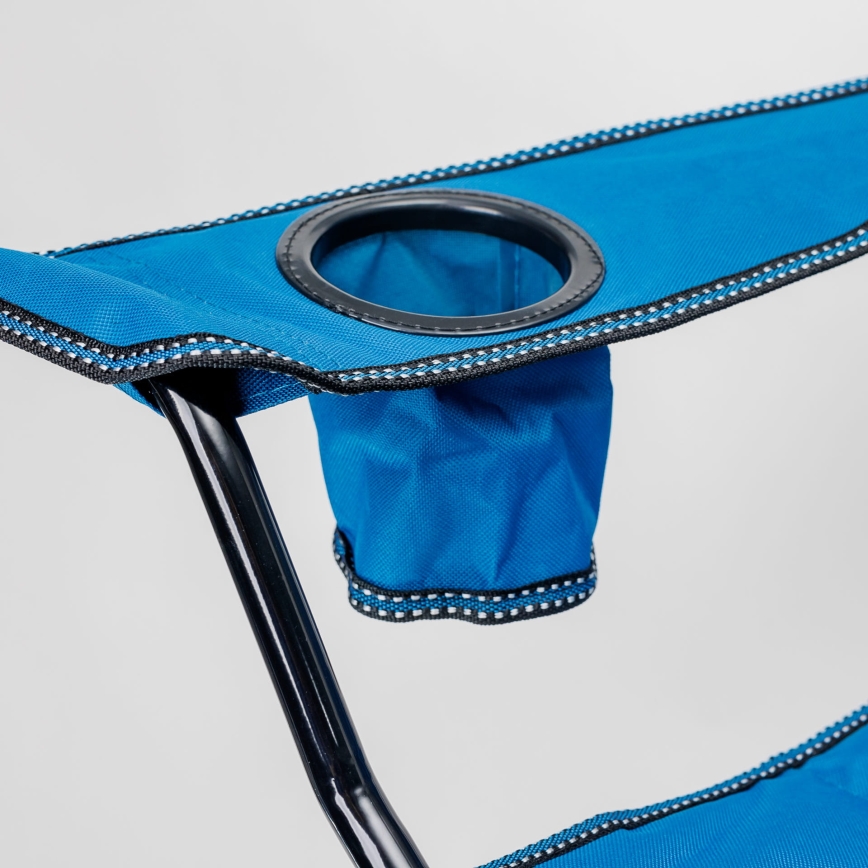 Foldbar campingstol blå