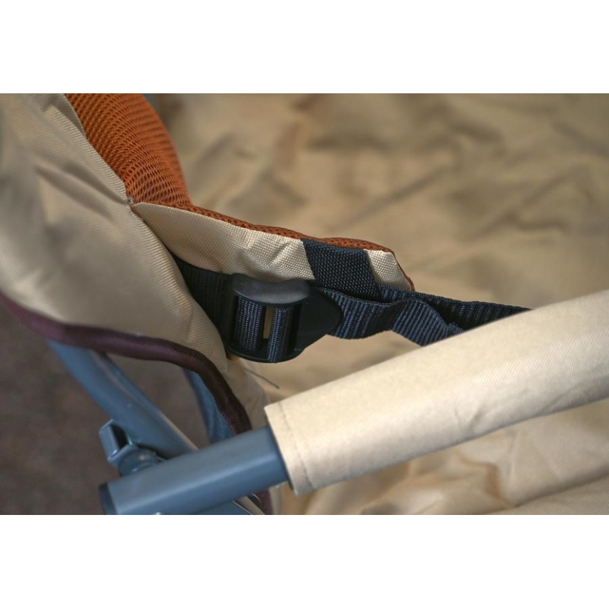 Foldbar campingstol brun