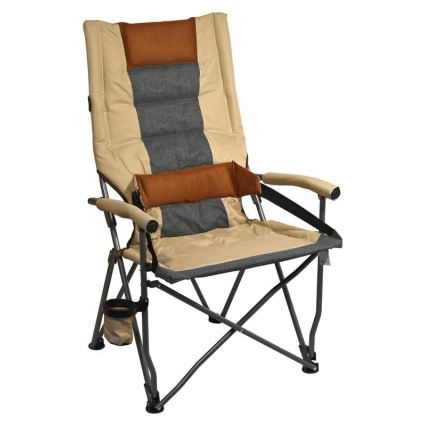 Foldbar campingstol brun
