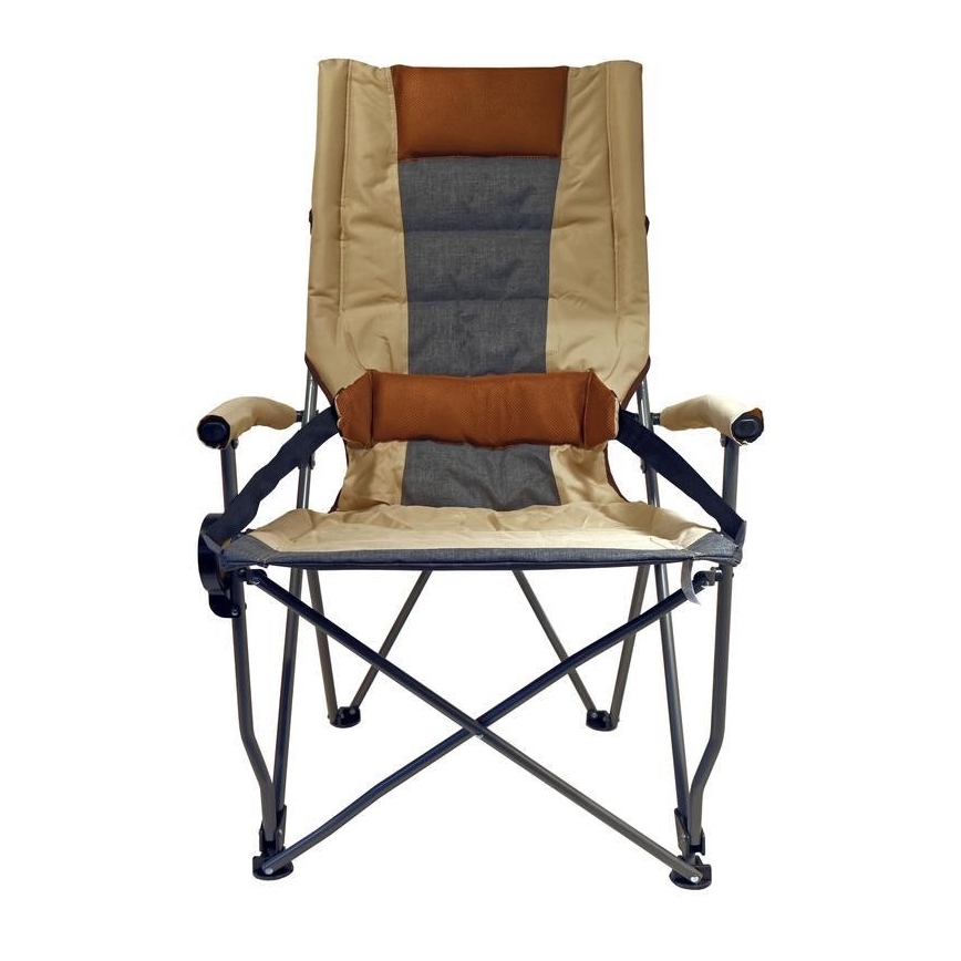 Foldbar campingstol brun