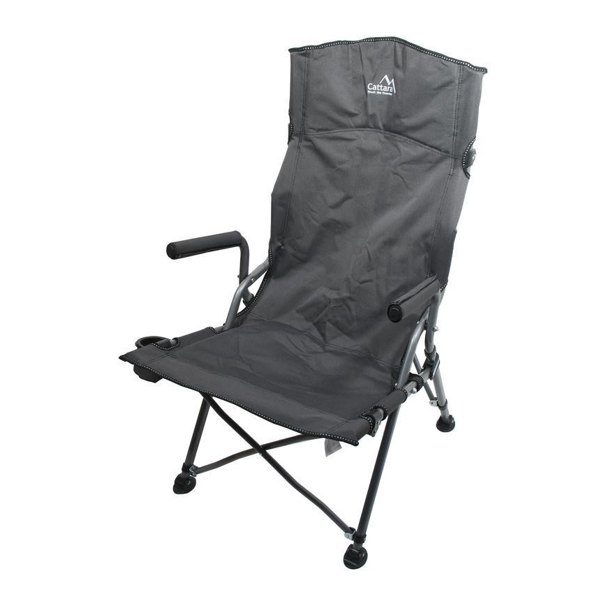 Foldbar campingstol grå