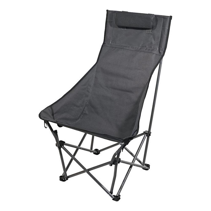 Foldbar campingstol grå