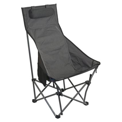 Foldbar campingstol grå