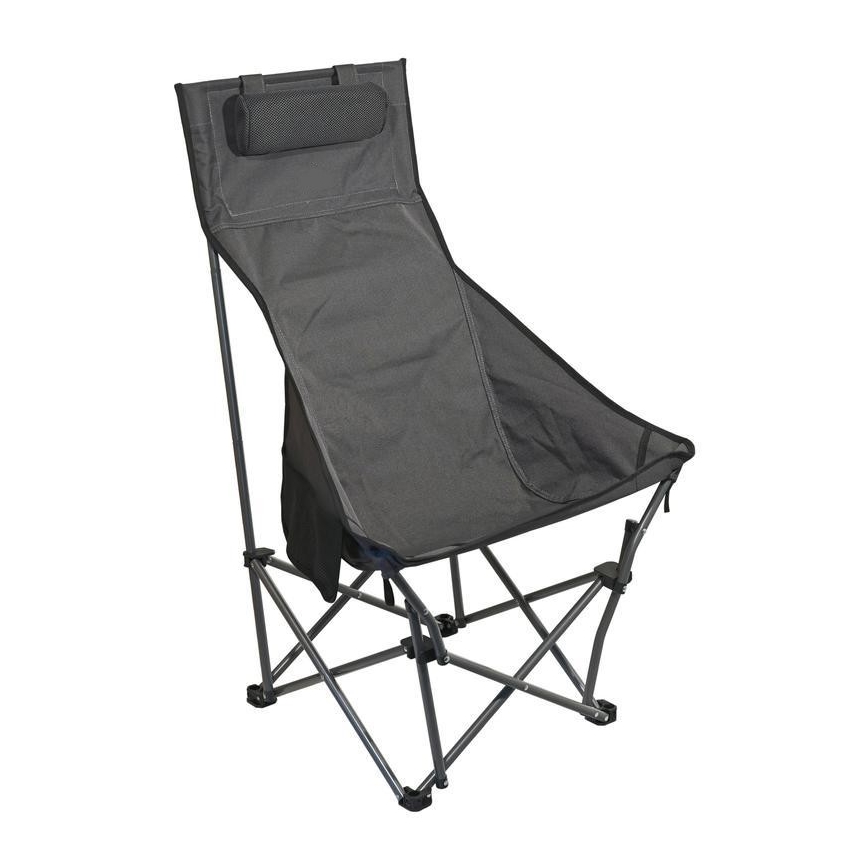 Foldbar campingstol grå