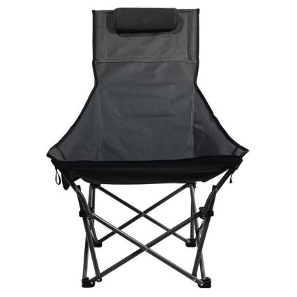 Foldbar campingstol grå