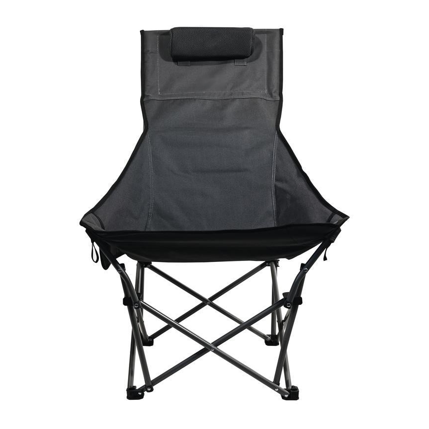 Foldbar campingstol grå