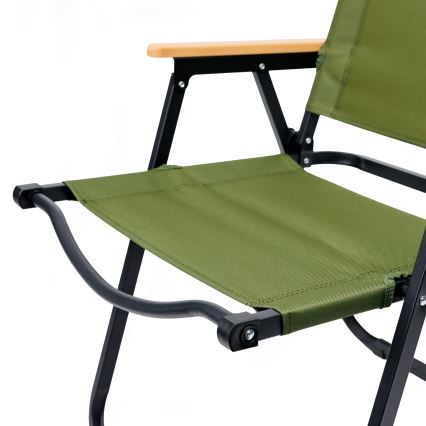 Foldbar campingstol grøn