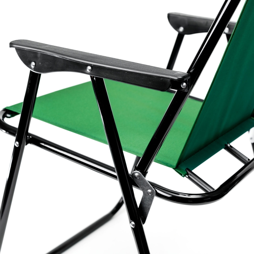 Foldbar campingstol grøn
