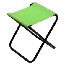 Foldbar campingstol grøn/sort