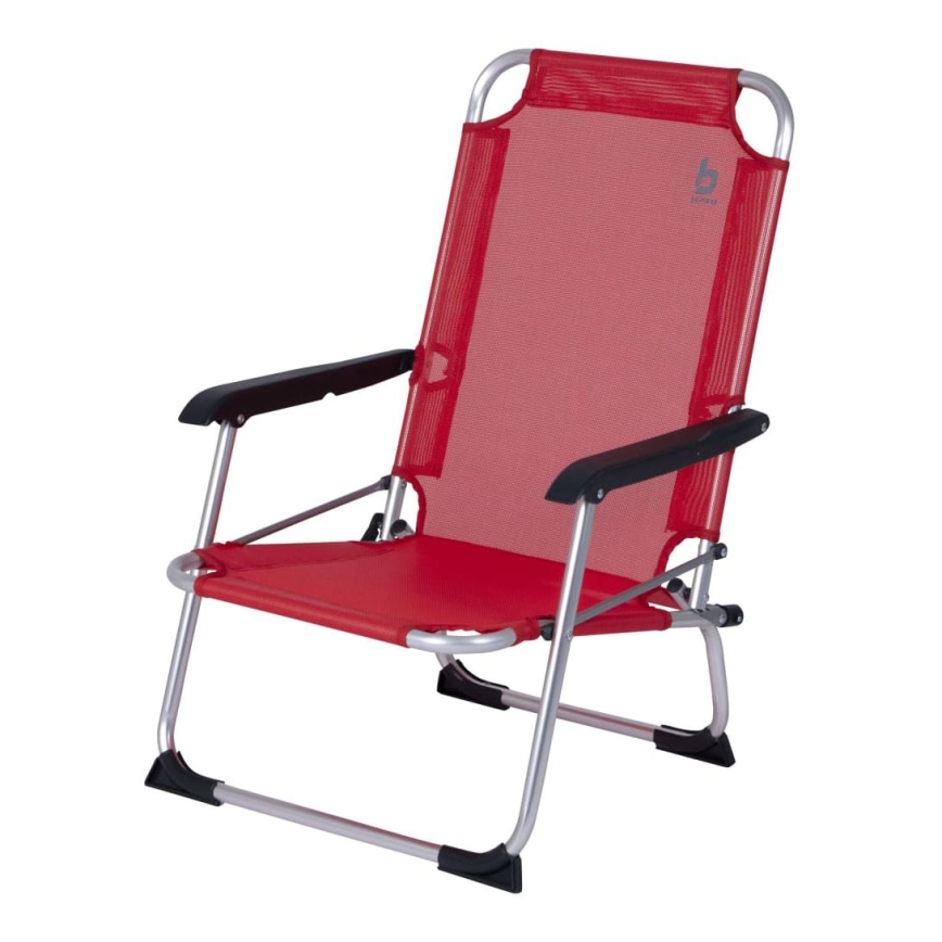 Foldbar campingstol rød