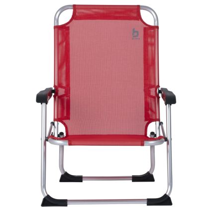Foldbar campingstol rød