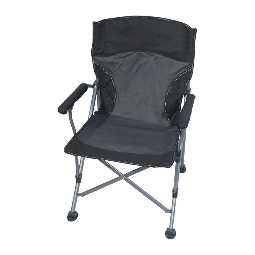 Foldbar campingstol sort
