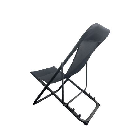 Foldbar campingstol sort