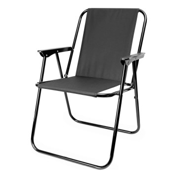 Foldbar campingstol sort