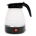 Foldbar elkedel 0,6 l 600W/230V sort