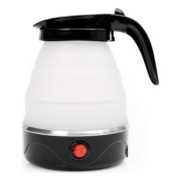 Foldbar elkedel 0,6 l 600W/230V sort