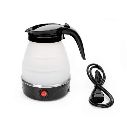 Foldbar elkedel 0,6 l 600W/230V sort