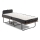 Foldbar enkeltseng i metal HERON 90x204 cm, hvid – maks. belastning 120 kg