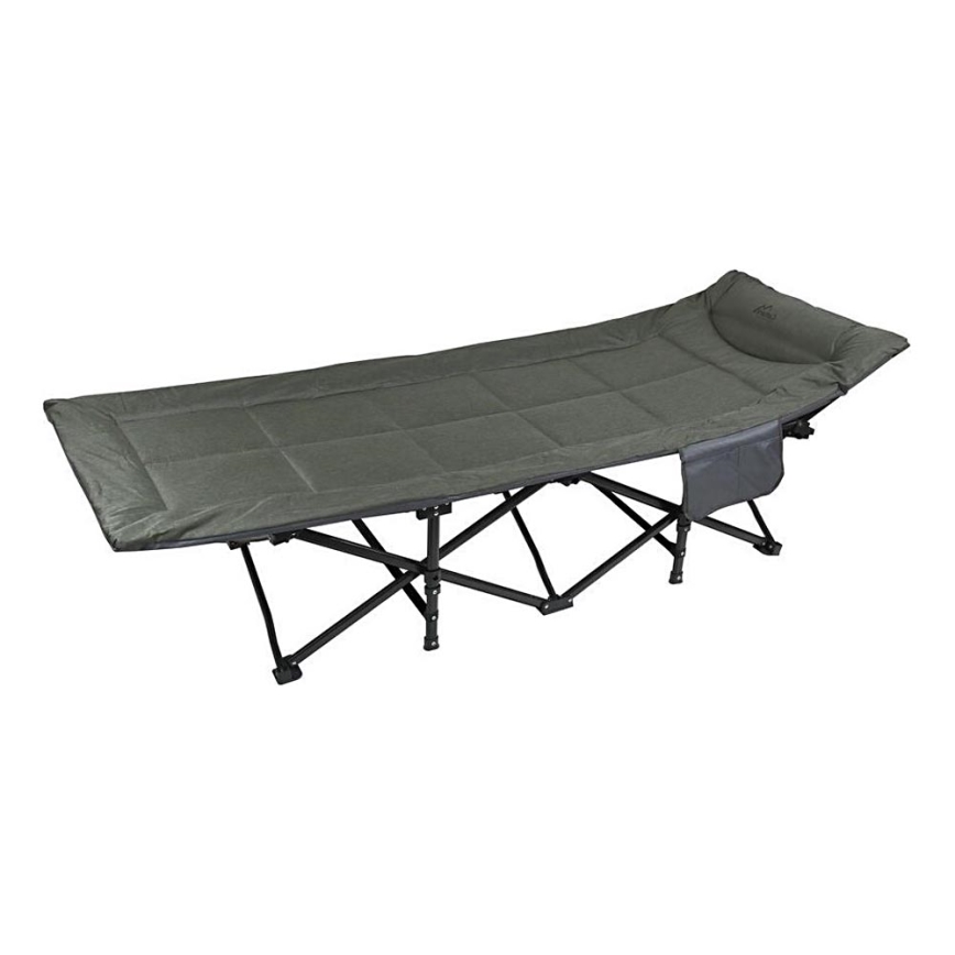 Foldbar feltseng til camping, grå