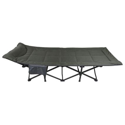 Foldbar feltseng til camping, grå