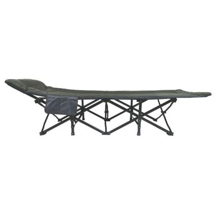Foldbar feltseng til camping, grå