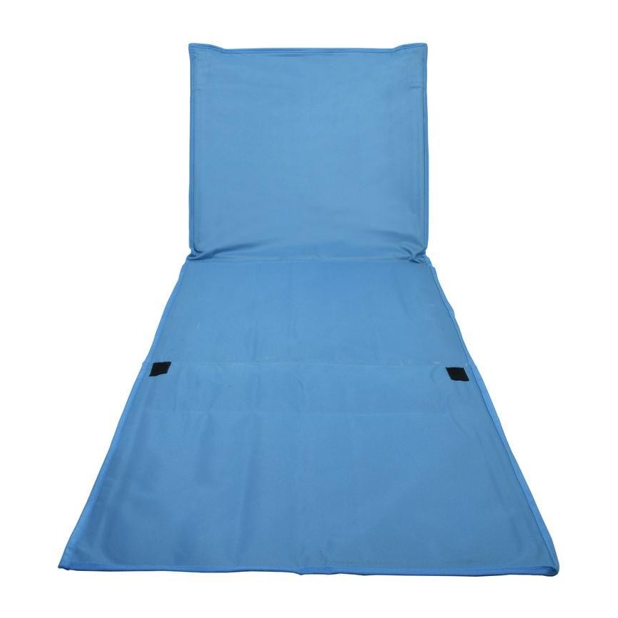 Foldbar liggestol blå 160x55 cm