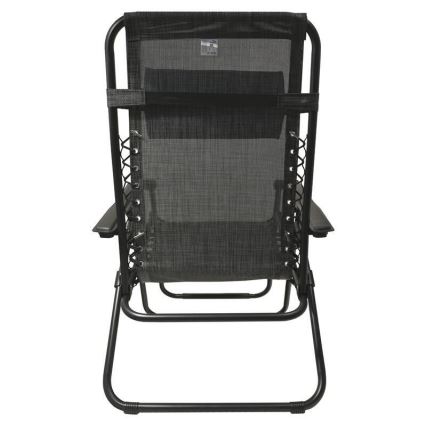 Foldbar og justerbar stol antracit